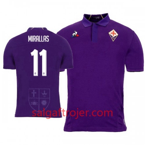 ACF Fiorentina Fodboldtrøjer Kevin Mirallas 11 Hjemmebanesæt 2018/19 Kort ærmer ACF Fiorentina Fodboldtrøjer Kevin Mirallas 11 Hjemmebanesæt 2018/19 Kort ærmer